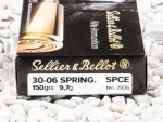 Sellier & Bellot - Soft Point Cutting Edge(SPCE) - 150 Grain 30-06 Ammo - 20 Rounds