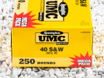 Remington - Full Metal Coat - 180 Grain 40 Smith & Wesson Ammo - 250 Rounds