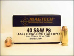 Magtech - Full Metal Jacket - 180 Grain 40 Smith & Wesson Ammo - 50 Rounds